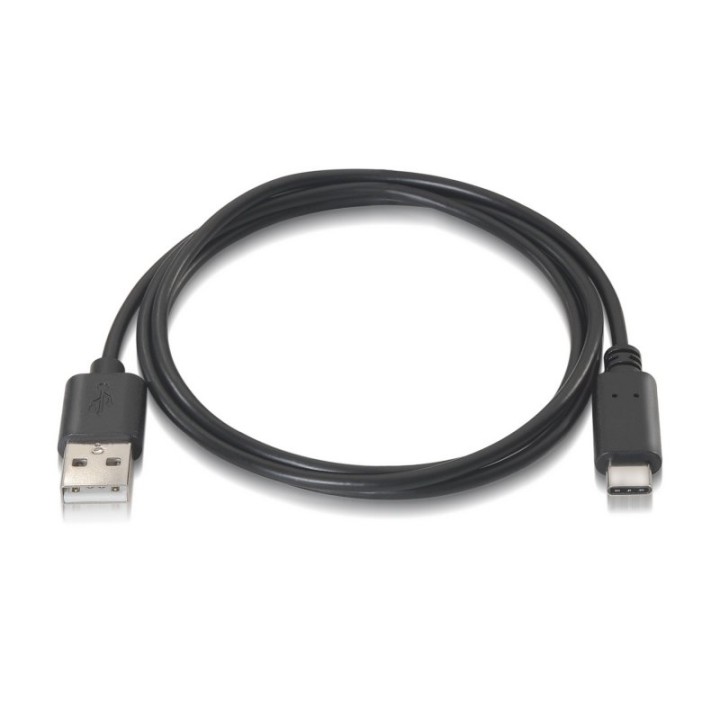 Aisens Cable USB 2.0 Tipo C a USB Tipo A 1m Negro