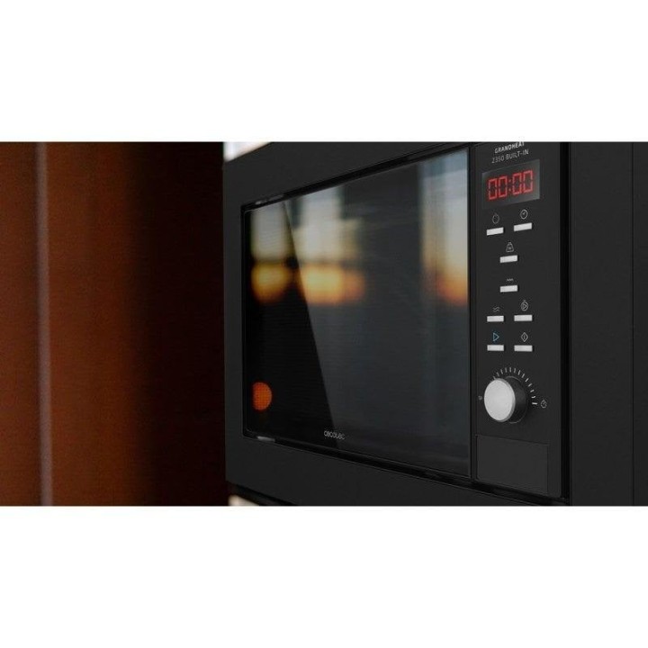 Cecotec GrandHeat 2350 Microondas Encastrable 23L 900W Negro