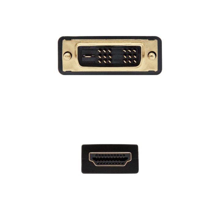 Nanocable DVI 18+1/M a HDMI A/M 1.8m Negro (10.15.0502)