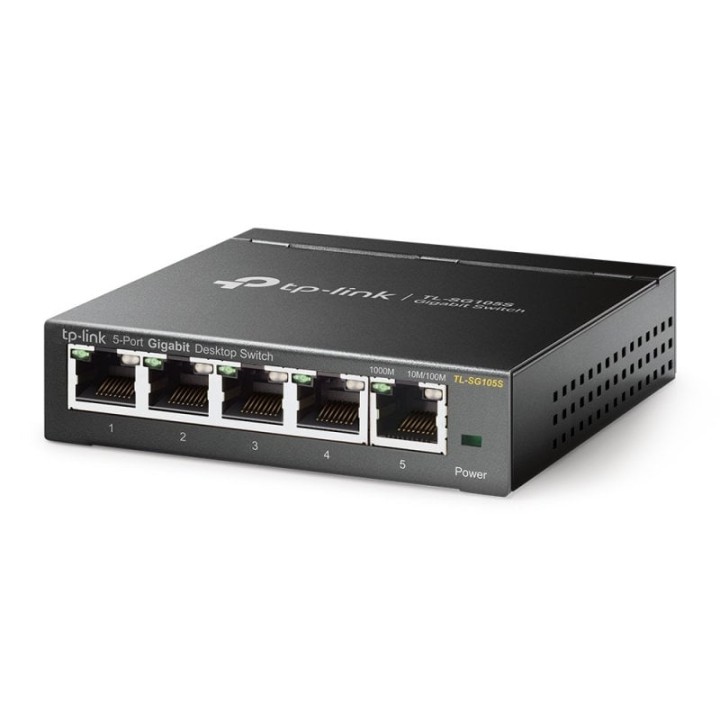 TP-Link TL-SG105S Switch 5 Puertos 10/100/1000Mbps