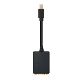 Nanocable Mini DP/M a VGA/H 15cm Negro (10.16.0202)