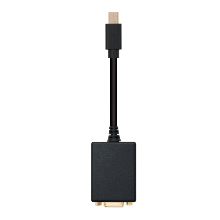Nanocable Mini DP/M a VGA/H 15cm Negro (10.16.0202)