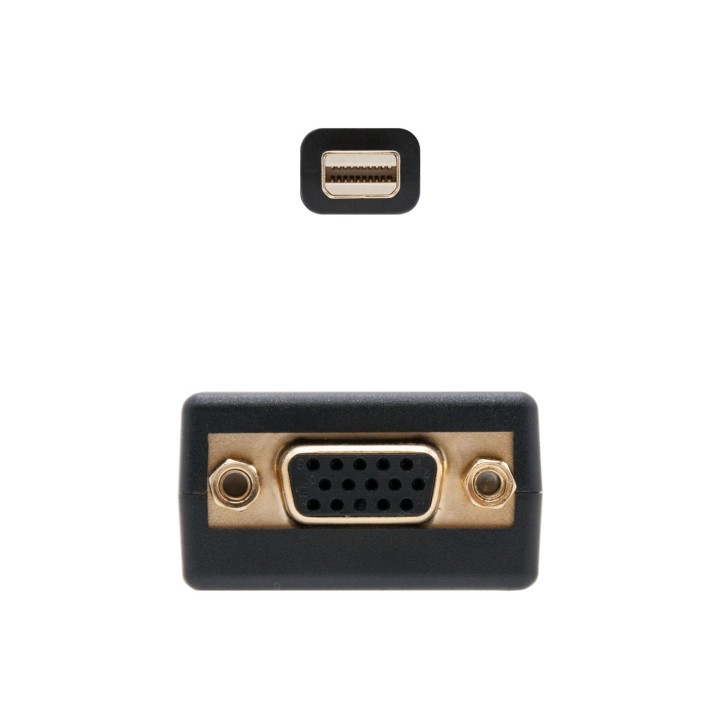 Nanocable Mini DP/M a VGA/H 15cm Negro (10.16.0202)