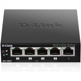 D-Link DES-1005P Switch PoE 5 Puertos Fast Ethernet
