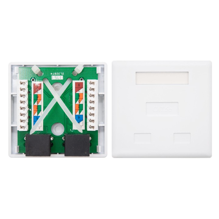 Roseta Nanocable RJ45 Cat.5e UTP 2 Tomas (10.21.1002)