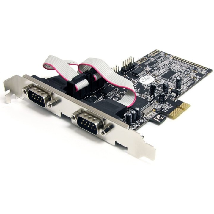 StarTech.com PEX4S553 Tarjeta PCIe UART de 4 Puertos RS232