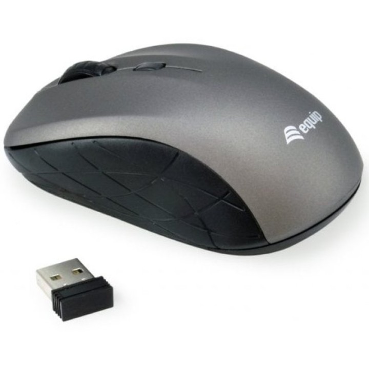 Equip Life Ratón Óptico Wireless Gris