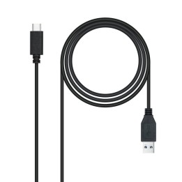 Nanocable Cable USB 3.1 Gen2 a USB-C Macho/Macho 0.5m Negro