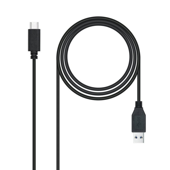 Nanocable Cable USB 3.1 Gen2 a USB-C Macho/Macho 0.5m Negro