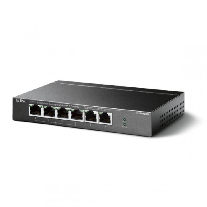 TP-LINK TL-SF1006P Switch Fast Ethernet 6 Puertos con 4 Puertos PoE+