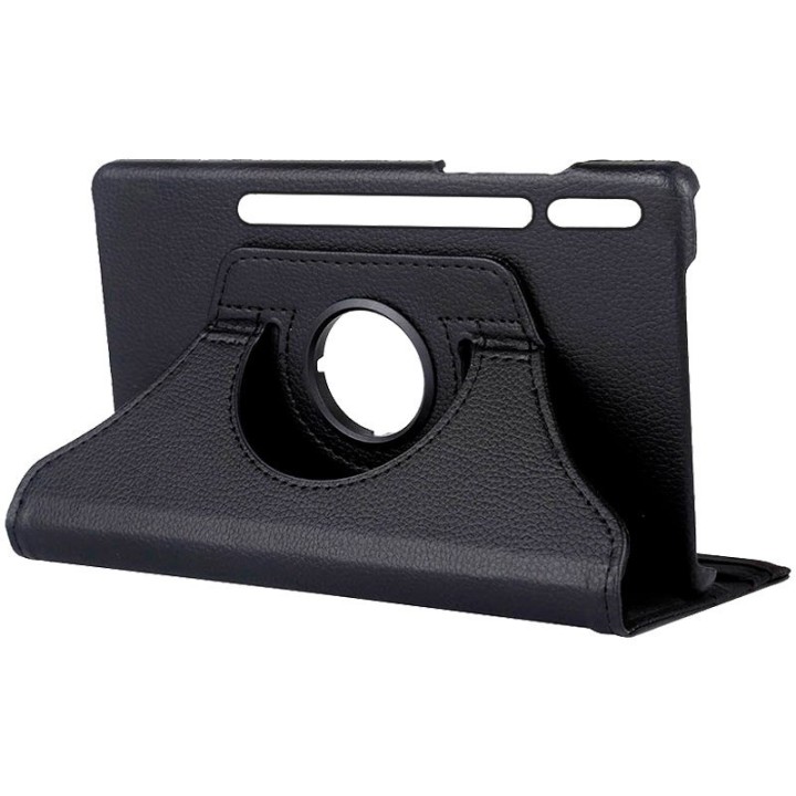 Cool Funda Libro Liso Negro para Samsung Galaxy Tab S7 Plus 12.4"