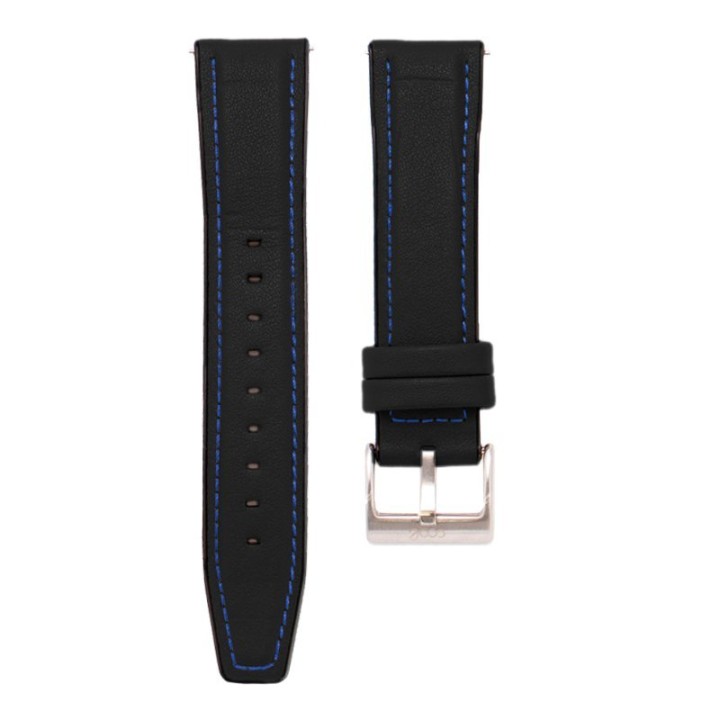 Cool Correa Universal Goma Negro 22mm para Amazfit GTR/Stratos/Huawei/Samsung/Cool Bristol