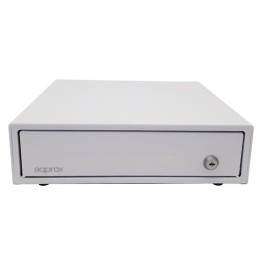 Approx APPCASH33WH Cajón Portamonedas Manual/Automático Blanco