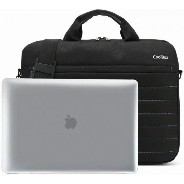 CoolBox Maletín Impermeable para Portátil 14" Negro