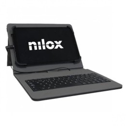 Nilox Funda Universal con Teclado Negra para Tablet hasta 10.1"