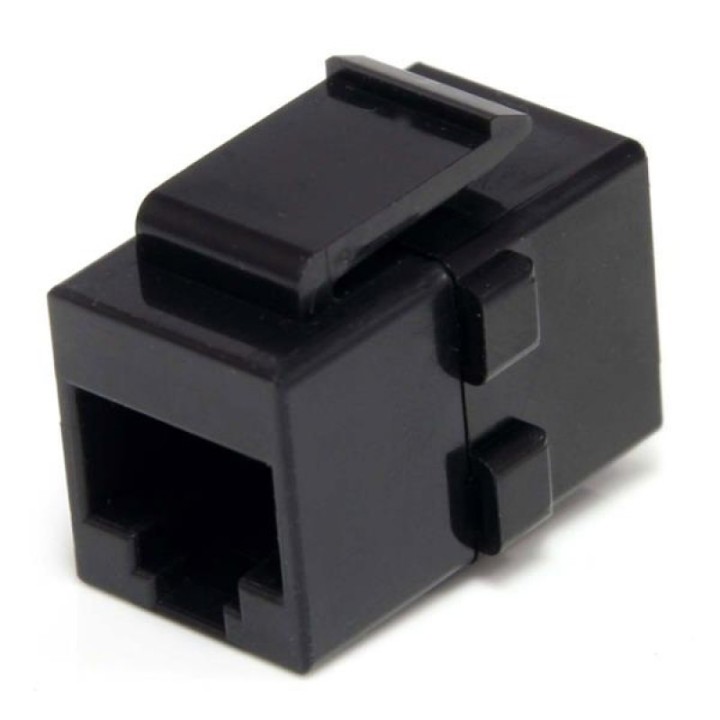 StarTech Acoplador Keystone RJ45 Negro