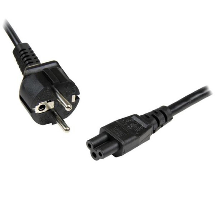 StarTech Cable Schuko CEE7 a C5 Trebol 3 Clavijas 1m
