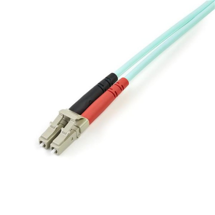 StarTech Cable Aqua Fibra Duplex Multi LC 100Gb 50/125 3m