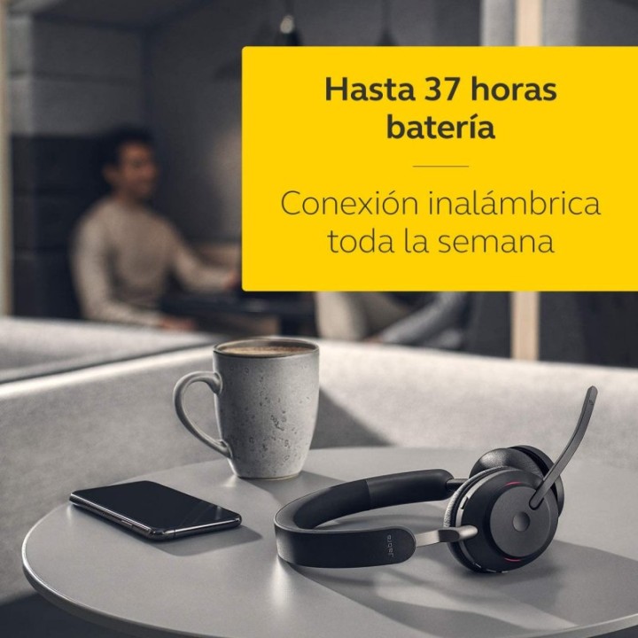Jabra Evolve2 65 Auriculares Inalámbricos Negros