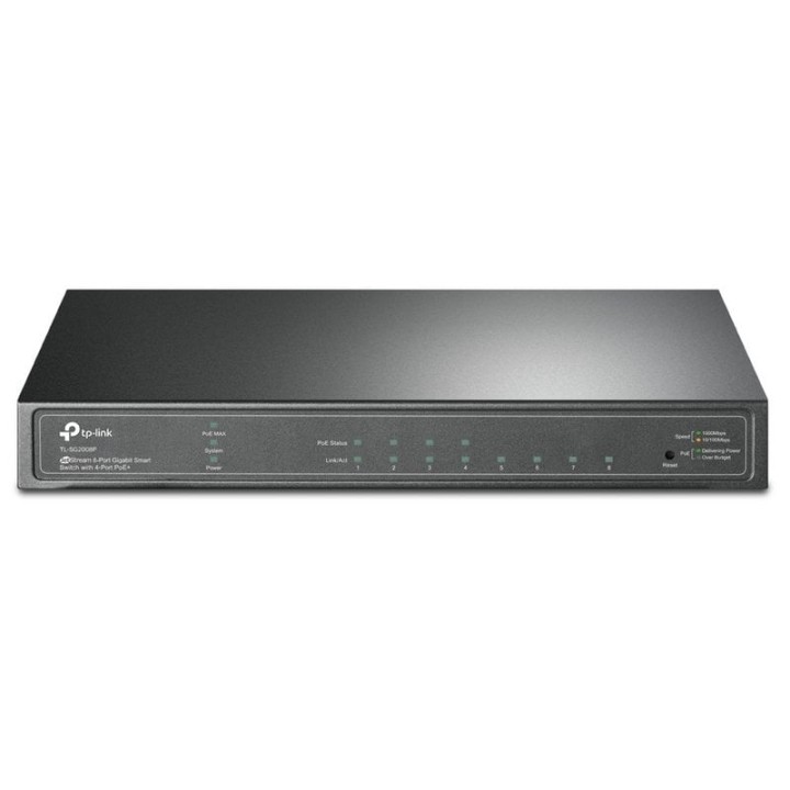 TP-Link TL-SG2008P Switch Smart JetStream 8 Puertos Gigabit 4 Puertos Gigabit PoE+
