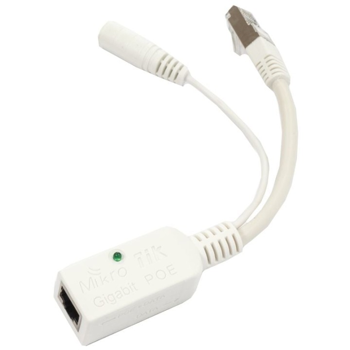 Inyector PoE Mikrotik RBGPOE Gigabit Ethernet 10/100/1000 Mbit/s 48V 2A 1 pieza