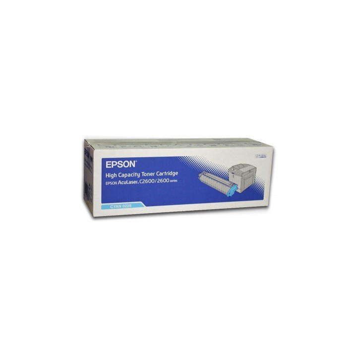 Toner Epson AcuLaser C2600 Cian 5000 pág (C13S050228)