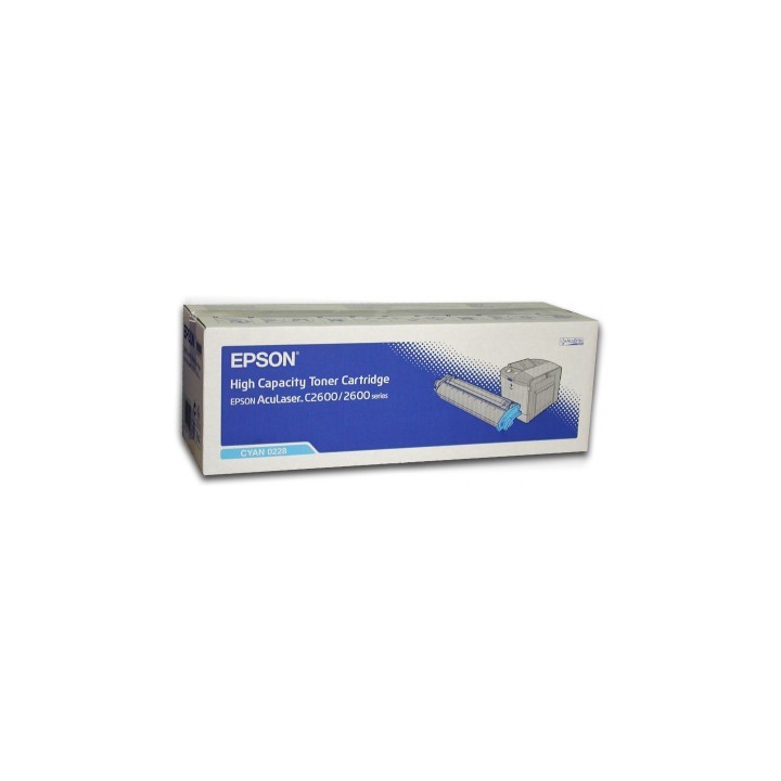 Toner Epson AcuLaser C2600 Cian 5000 pág (C13S050228)