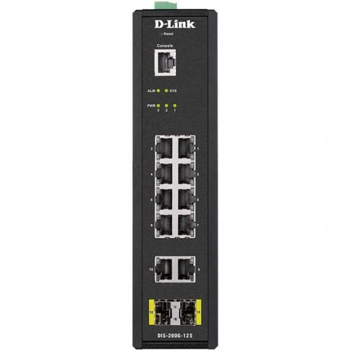 D-Link DIS-200G-12S Switch 10 Puertos Gigabit + 2 Puertos SFP