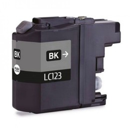 Inkpro Cartucho Tinta Compatible con Brother LC123XL/LC121XL Negro