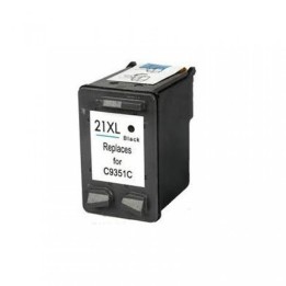 Inkpro Cartucho Tinta Compatible con HP N21XL Negro