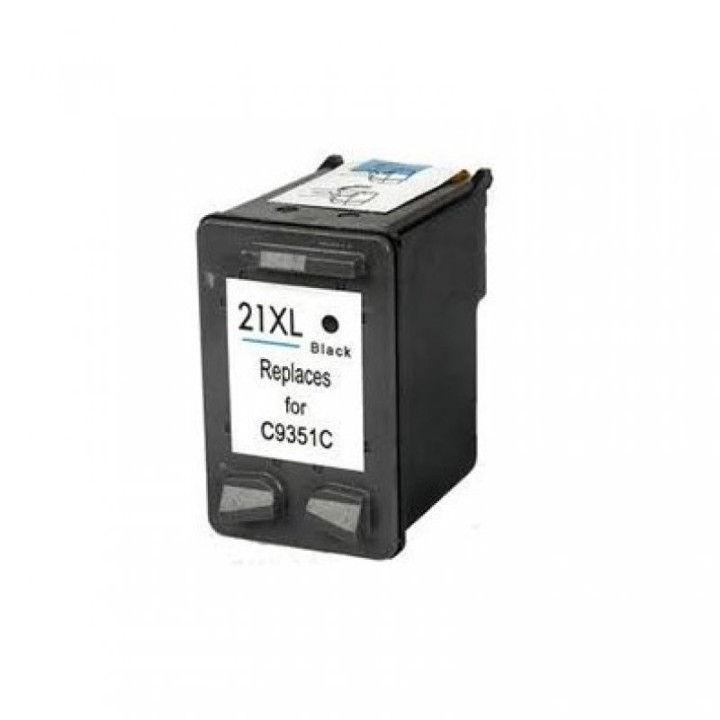Inkpro Cartucho Tinta Compatible con HP N21XL Negro
