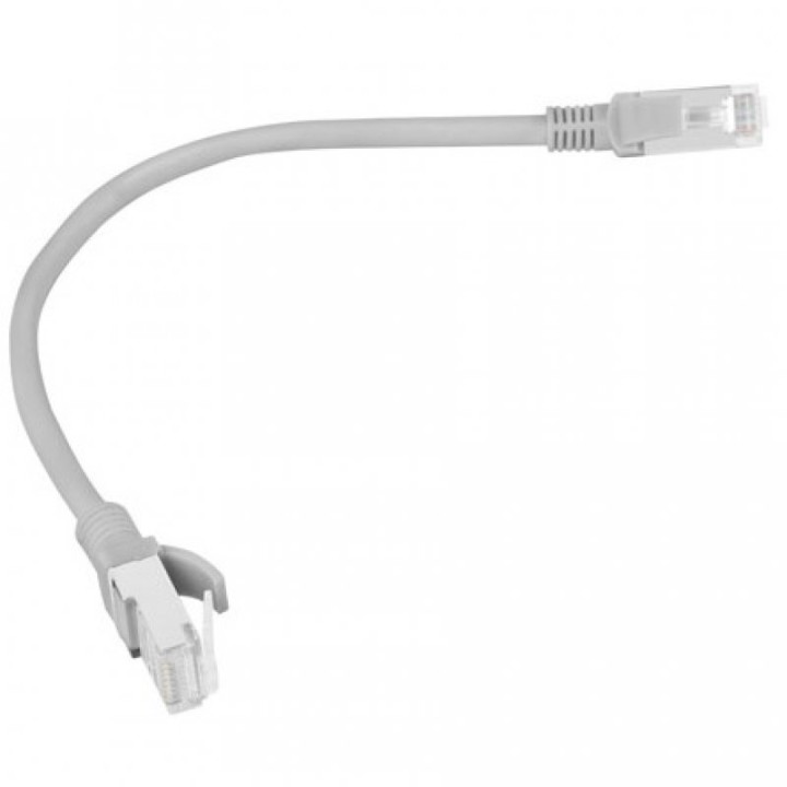 Lanberg Cable de Red RJ45 UTP Cat.5e 25cm Gris