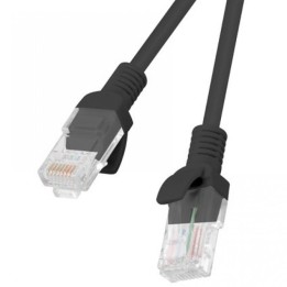 Lanberg Cable de Red RJ45 UTP Cat.6 25cm Negro