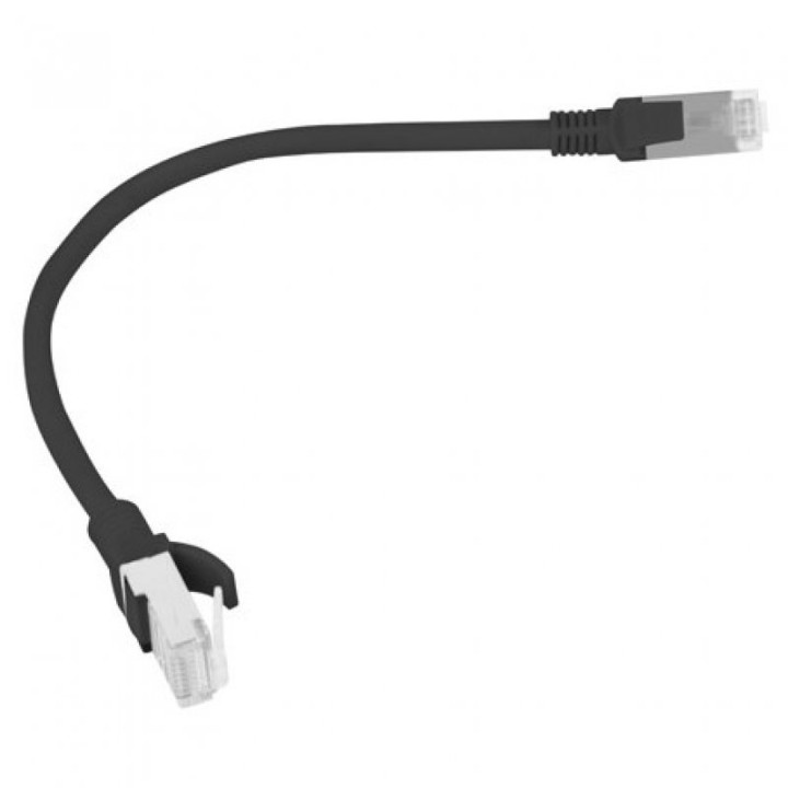 Lanberg Cable de Red RJ45 UTP Cat.6 25cm Negro