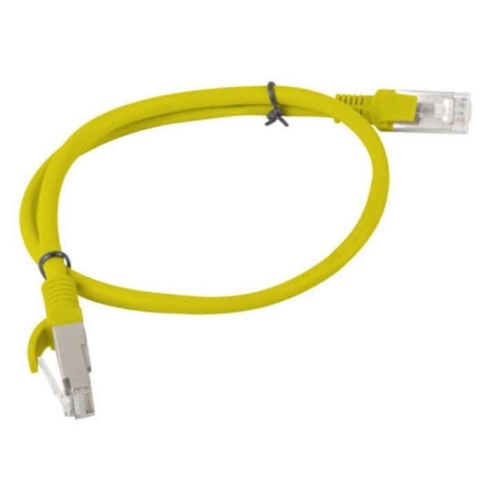 Lanberg Cable de Red RJ45 UTP Cat.6 50cm Amarillo