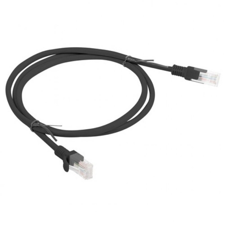 Lanberg Cable de Red RJ45 UTP Cat.6 1m Negro