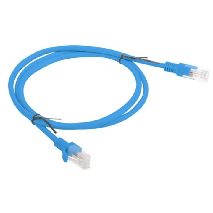 Lanberg Cable de Red RJ45 UTP Cat.6 1m Azul