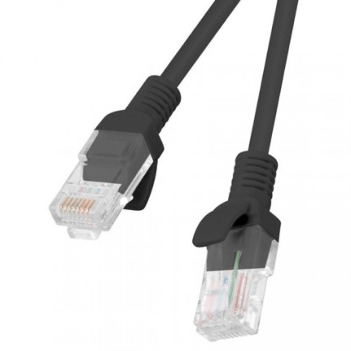 Lanberg Cable de Red RJ45 UTP Cat.6 3m Negro