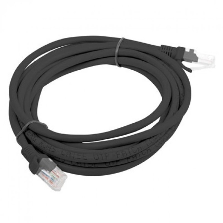 Lanberg Cable de Red RJ45 UTP Cat.6 3m Negro