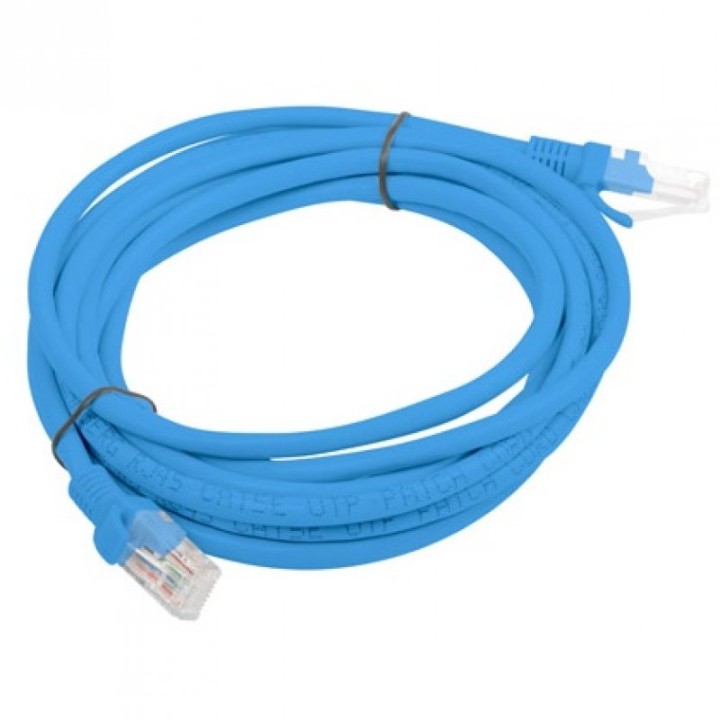 Lanberg Cable de Red RJ45 UTP Cat.6 3m Azul