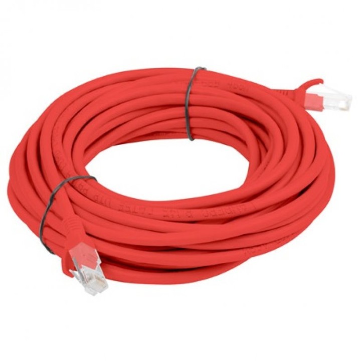 Lanberg Cable de Red RJ45 UTP Cat.6 5m Rojo