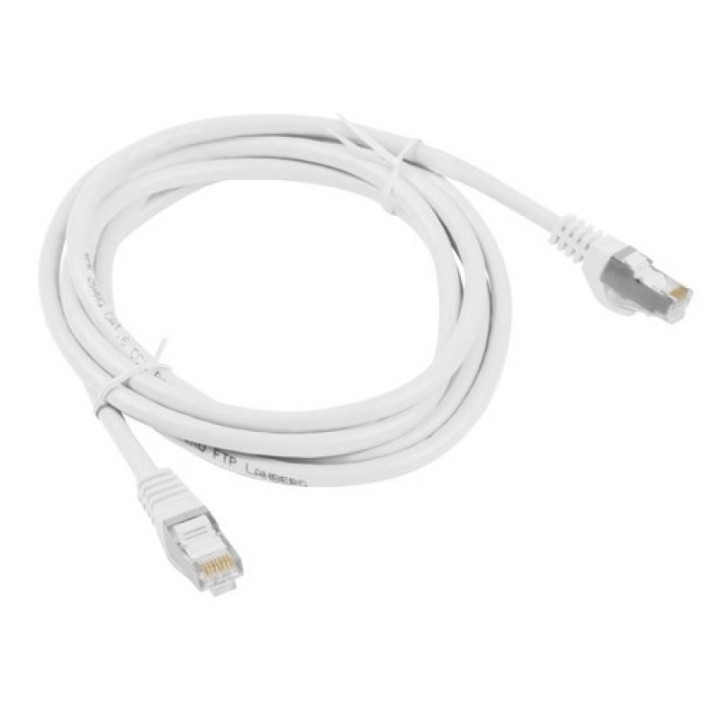 Lanberg Cable de Red RJ45 Cat.6 FTP 50cm Blanco