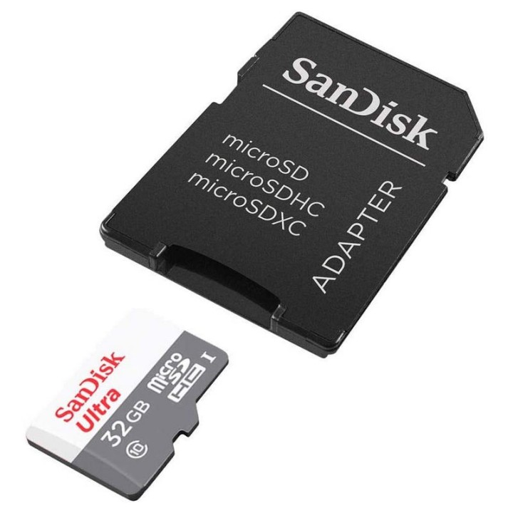 Sandisk Ultra MicroSDHC 32GB UHS-I Clase 10 + Adaptador SD