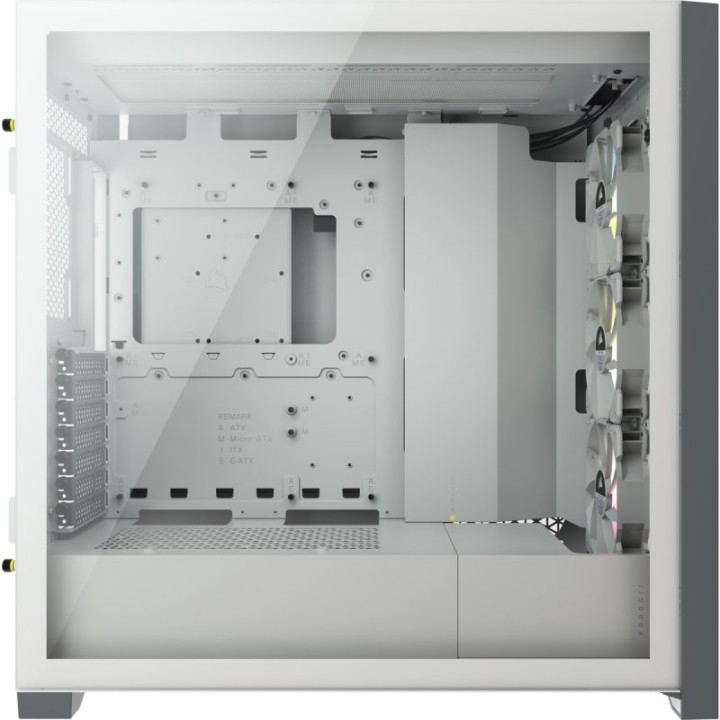 Corsair iCUE 5000X RGB Cristal Templado USB 3.0 Blanca