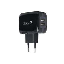 TooQ TQWC-1S02 Cargador de Pared 2xUSB 5V 3.4A 17W Negro