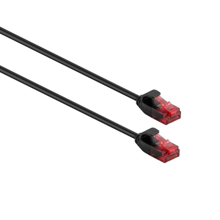Ewent Cable de Red Slim U/UTP Cat 6 2m Negro