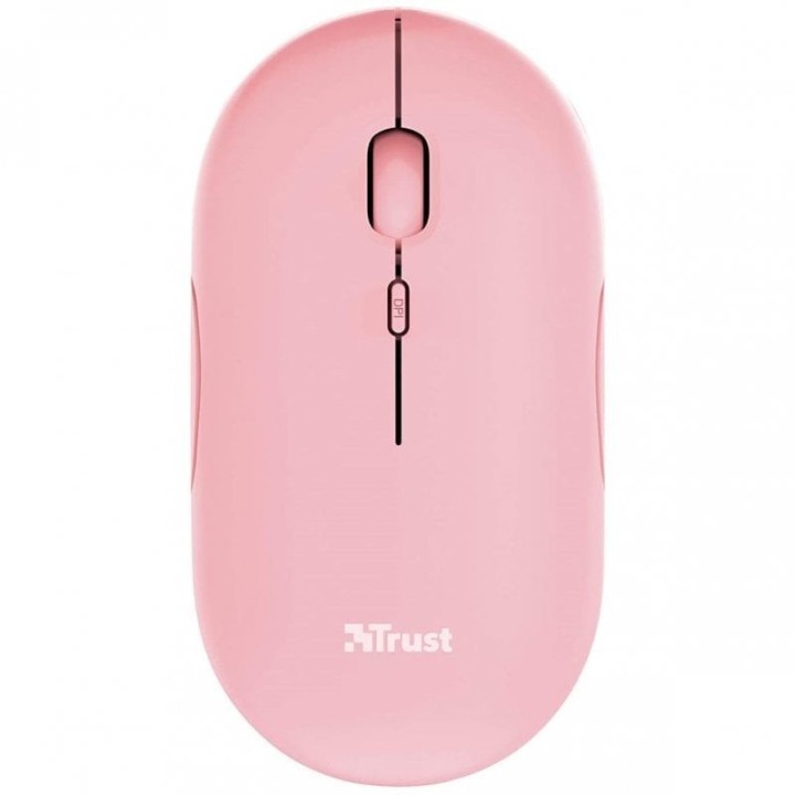 Trust Puck Ratón Inalámbrico 1600DPI Rosa