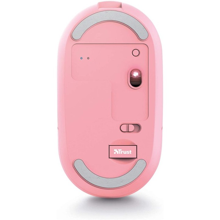 Trust Puck Ratón Inalámbrico 1600DPI Rosa