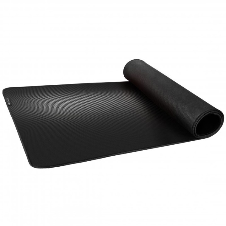Genesis Carbon 500 Ultra Wave Alfombrilla Gaming Gran Tamaño Negra