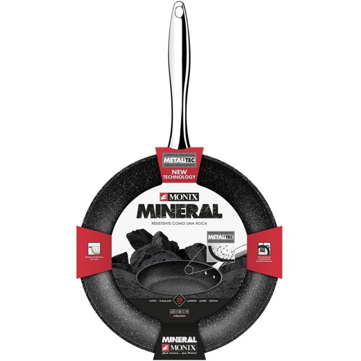 Monix Mineral M741224 Sartén de Aluminio Forjado 24cm